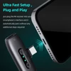 Kép 5/16 - hohem MIC-01 One-Trigger-Two 2.4G vezeték nélküli mikrofon, mágnes/kapcsos mikrofon - Fehér, C típusú Android okostelefonokhoz, táblagépekhez Vlog Élő közvetítés Interjú