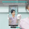 Kép 16/16 - hohem MIC-01 One-Trigger-Two 2.4G vezeték nélküli mikrofon, mágnes/kapcsos mikrofon - Fehér, C típusú Android okostelefonokhoz, táblagépekhez Vlog Élő közvetítés Interjú