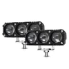 Kép 1/8 - Motorkerékpár spotlámpák, motorkerékpár LED-es menetlámpák (2 db) - 3 lencse