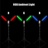 Kép 9/20 - RGB-S2 rugalmas, kétkarú RGB videolámpa, 36 W-os fényképezési LED-töltőlámpa, hangszedő ritmusfény