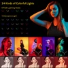 Kép 16/20 - RGB-S2 rugalmas, kétkarú RGB videolámpa, 36 W-os fényképezési LED-töltőlámpa, hangszedő ritmusfény