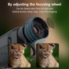 Kép 3/20 - Éjjellátó monokulár, 2,5K videó / 40 MP fotó / 8X zoom infravörös monokulár - Fekete