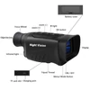 Kép 14/20 - Éjjellátó monokulár, 2,5K videó / 40 MP fotó / 8X zoom infravörös monokulár - Fekete