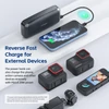 Kép 11/15 - aMagisn AC11 3 foglalatos Power Bank, 20 W-os akkumulátordoboz, akkumulátortöltő