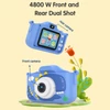 Kép 9/18 - X13S 1080P Kids digitális fényképezőgép, aranyos digitális videokamera gyerekeknek - Kék