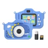 Kép 1/18 - X13S 1080P Kids digitális fényképezőgép, aranyos digitális videokamera gyerekeknek - Kék