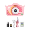 Kép 2/14 - X13S 1080P Kids digitális fényképezőgép, aranyos digitális videokamera gyerekeknek - Pink