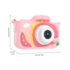 Kép 5/14 - X13S 1080P Kids digitális fényképezőgép, aranyos digitális videokamera gyerekeknek - Pink