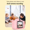 Kép 10/14 - X13S 1080P Kids digitális fényképezőgép, aranyos digitális videokamera gyerekeknek - Pink