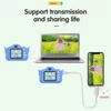 Kép 10/13 - X12S 1080P Kids digitális fényképezőgép, aranyos digitális videokamera gyerekeknek - Kék