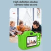 Kép 15/16 - X12S 1080P Kids digitális fényképezőgép, aranyos digitális videokamera gyerekeknek - Zöld