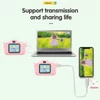 Kép 8/13 - X12S 1080P Kids digitális fényképezőgép, aranyos digitális videokamera gyerekeknek - Pink