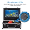 Kép 4/13 - 1200TVL víz alatti horgászkamera, halkereső 12 IR LED-del, LCD kijelző - 30 m-es kábel