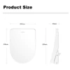 Kép 6/20 - Smartmi 2 Pro intelligens WC-ülés - fűtött, automatikus öblítés, LED világítás, öntisztító fúvóka