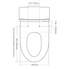 Kép 7/20 - Smartmi 2 Pro intelligens WC-ülés - fűtött, automatikus öblítés, LED világítás, öntisztító fúvóka