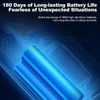 Kép 3/16 - Gumifelfújó, hordozható légkompresszor, 150 PSI légszivattyú autógumikhoz - 2 * 2000mAh