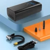 Kép 14/20 - Gumifelfújó, hordozható légkompresszor, 150 PSI légszivattyú autógumikhoz - 3 * 2000mAh