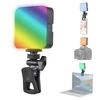Kép 5/15 - Zseb RGB videolámpa, LED kitöltő lámpa, 3200K-6500K szabályozható videokonferencia lámpa