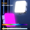 Kép 6/15 - Zseb RGB videolámpa, LED kitöltő lámpa, 3200K-6500K szabályozható videokonferencia lámpa