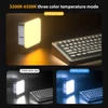 Kép 7/15 - Zseb RGB videolámpa, LED kitöltő lámpa, 3200K-6500K szabályozható videokonferencia lámpa