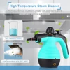 Kép 2/11 - Hordozható kézi gőztisztító, 1050 W - Kék