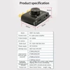 Kép 2/14 - 100W+100W BT 5.1 vezeték nélküli audio teljesítményerősítő - Fekete