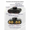 Kép 12/14 - 100W+100W BT 5.1 vezeték nélküli audio teljesítményerősítő - Fekete