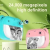 Kép 4/18 - Gyerekkamera, 1080P digitális fényképezőgép, hőnyomtatás 2,4 hüvelykes IPS képernyővel – Pink, 2 tekercs nyomtatópapírral