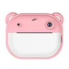Kép 13/18 - Gyerekkamera, 1080P digitális fényképezőgép, hőnyomtatás 2,4 hüvelykes IPS képernyővel – Pink, 2 tekercs nyomtatópapírral