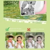 Kép 14/18 - Gyerekkamera, 1080P digitális fényképezőgép, hőnyomtatás 2,4 hüvelykes IPS képernyővel – Pink, 2 tekercs nyomtatópapírral