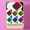 Kép 16/18 - Mini Pocket Thermal Instant fotónyomtató 7 színű LED fényű feliratozógép - Kék, 1 papírtekercs + 10 öntapadó papírtekercs (57x25 mm)