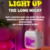 Kép 3/19 - Mini Pocket Thermal Instant fotónyomtató 7 színű LED fényű feliratozógép - Pink, 11 papírtekerccsel (57x25 mm)