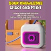 Kép 11/19 - Mini Pocket Thermal Instant fotónyomtató 7 színű LED fényű feliratozógép - Pink, 11 papírtekerccsel (57x25 mm)