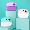 Kép 13/20 - Gyerekkamerás azonnali hőnyomtató, 2,0 hüvelykes képernyős fotónyomtató 48 MP hátlapi kamera, időzített fényképezés/videórögzítés támogatása, hőtinta nélküli nyomtatás - Lila, 1 fehér nyomtatott papírral +32G memóriakártya+kártyaolvasóval