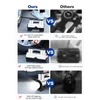 Kép 4/16 - Digitális autógumi felfújó, hordozható légkompresszor, autós légszivattyú, gumiabroncs szivattyú - Vezetékes modell, mutató