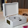 Kép 1/10 - CD-lejátszó, BT 5.0 zene, U lemezalbum, hordozható CD-lejátszó, beépített hangszórók távirányítóval - Fehér