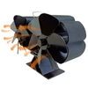 Kép 8/12 - Fakályha ventilátor, hőhajtású kettős csendes motor, 6 lapáttal, nem elektromos - Fekete, 1-es típus