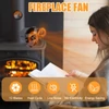 Kép 3/10 - Fakályha ventilátor, hőhajtású kettős csendes motor, 6 lapáttal, nem elektromos - Fekete, 2-es típus