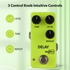 Kép 8/11 - ZORY Z-04 gitár analóg késleltető effektus pedál sokoldalú kezelőszervekkel és valódi bypass-szal