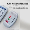 Kép 2/10 - Mofii vezeték nélküli billentyűzet és egér készlet, 110 gombos teljes méretű ultravékony 2,4 GHz - Lila
