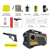 Kép 5/9 - Elektromos nagynyomású mosó, 1450 PSI, 3 különböző nyomású hegy - Feket