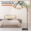 Kép 9/17 - Andoer HD-M60X 30 W padló LED videolámpa, félhold alakú kitöltőlámpa - Fekete
