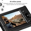 Kép 11/17 - D7 hordozható 4K CCD digitális fényképezőgép, WiFi digitális videokamera - Fekete