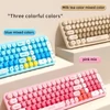 Kép 7/9 - Mofii vezeték nélküli billentyűzet és egér készlet, BabyBear 2.4G USB - Pink