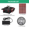 Kép 6/11 - Mini asztali fűrész és szalagcsiszoló, változó sebességű körfűrész, 150 W (Normál)
