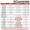 Kép 16/19 - ANENG 623 autós multiméter, 20000 digitális multiméter, 5,15 hüvelykes, 180°-ban összecsukható képernyővel - 2-es típus