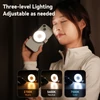 Kép 11/18 - TELESIN mágneses szelfi lámpa, összecsukható LED-es kitöltőlámpa telefon szelfi gyűrűhöz