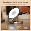 Kép 12/18 - TELESIN mágneses szelfi lámpa, összecsukható LED-es kitöltőlámpa telefon szelfi gyűrűhöz