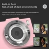 Kép 10/13 - H18 4K digitális fényképezőgép, hordozható digitális videokamera, CCD kamera - Pink