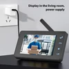 Kép 3/14 - 2.4G vezeték nélküli video csengő kamera monitorral, kijelzővel